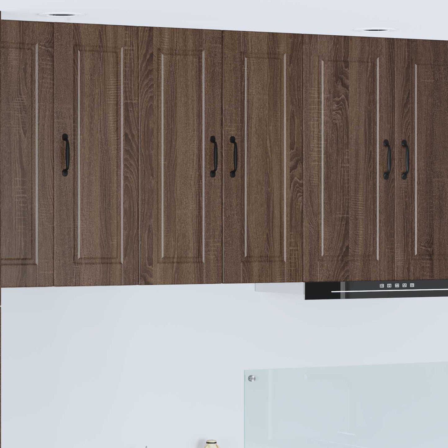 Vægskab PORTO Brun eg 60 x 31 x 80 cm Konstrueret træ