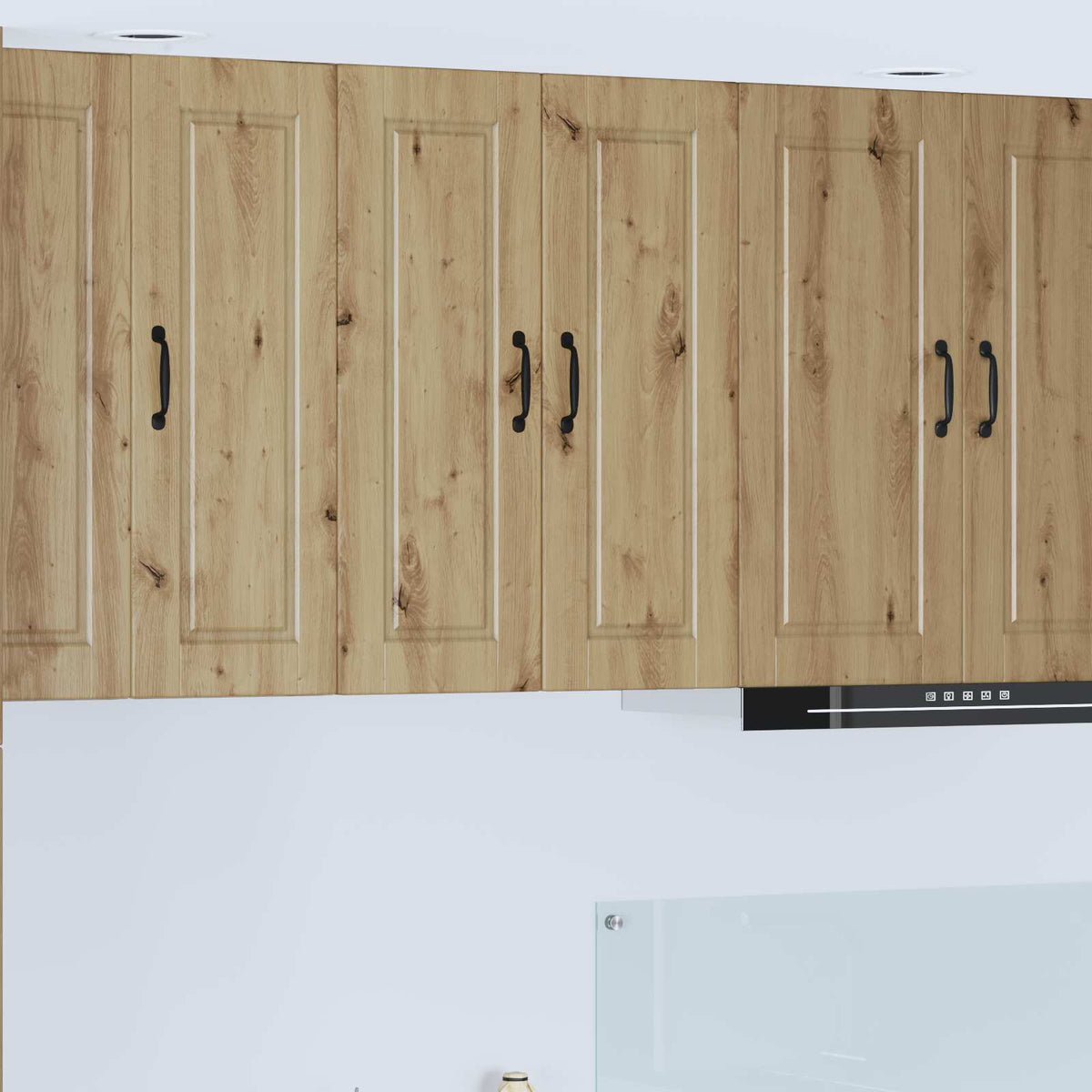 Vægskab PORTO Artisan Egetræ 60 x 31 x 80 cm Konstrueret træ