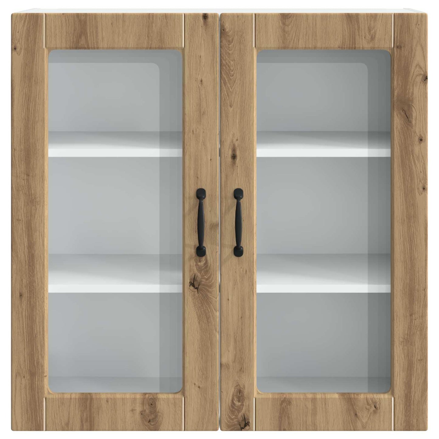 Væglågskab PORTO Artisan Egetræ 80 x 31 x 80 cm Konstrueret træ