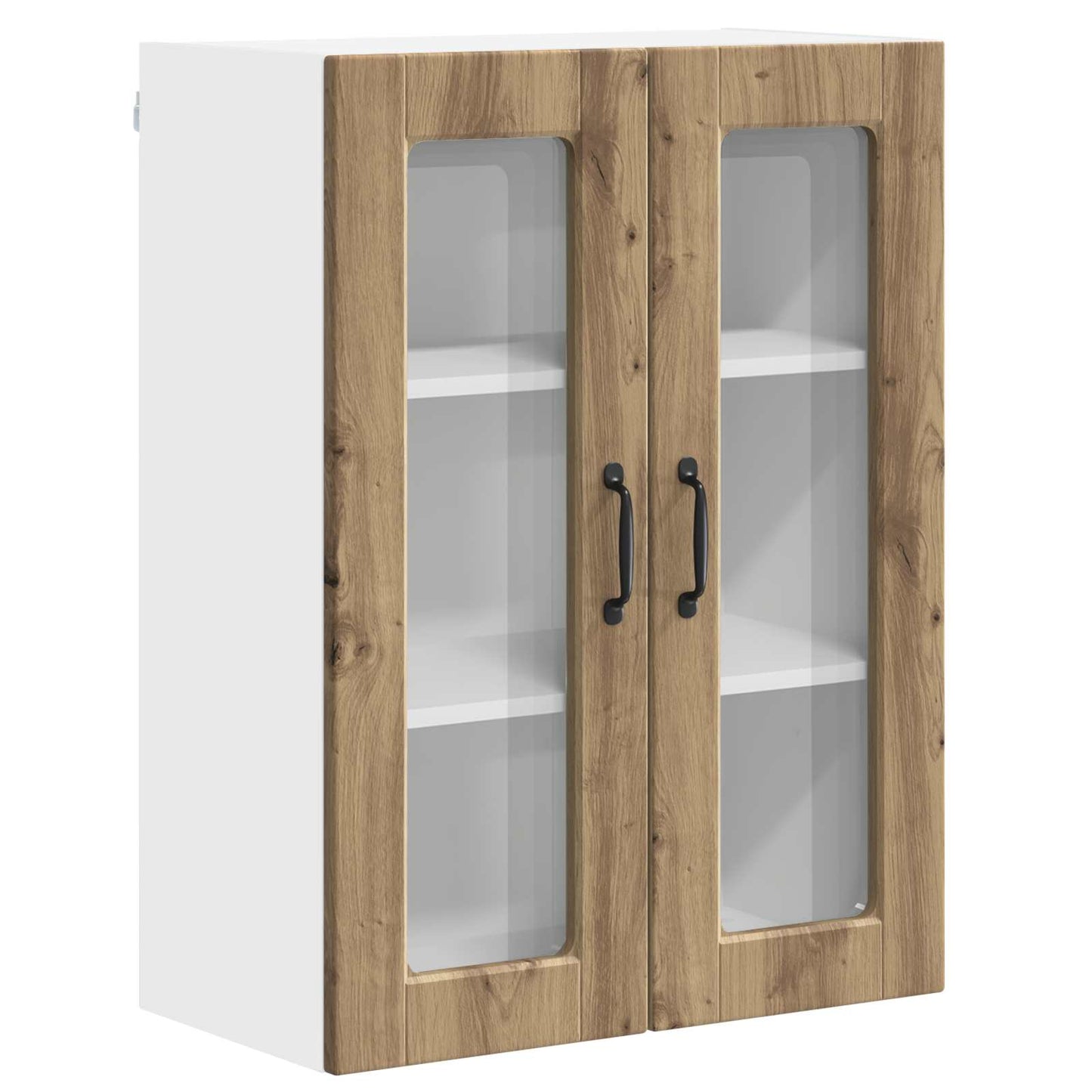Væglågskab PORTO Artisan Egetræ 60 x 31 x 80 cm Konstrueret træ