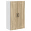Vægskab PORTO Sonoma eg 60 x 31 x 100 cm Konstrueret træ