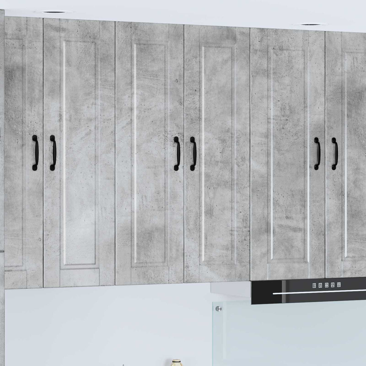 Vægskab PORTO Beton Grå 60 x 31 x 100 cm Konstrueret træ