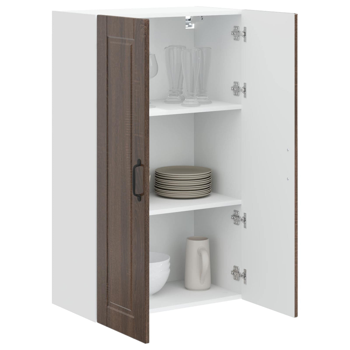 Vægskab PORTO Brun eg 60 x 31 x 100 cm Konstrueret træ