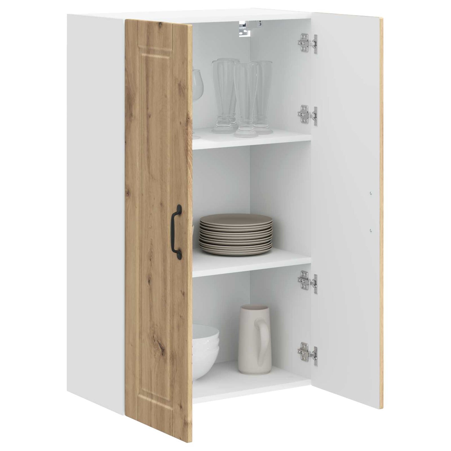 Vægskab PORTO Artisan Egetræ 60 x 31 x 100 cm Konstrueret træ