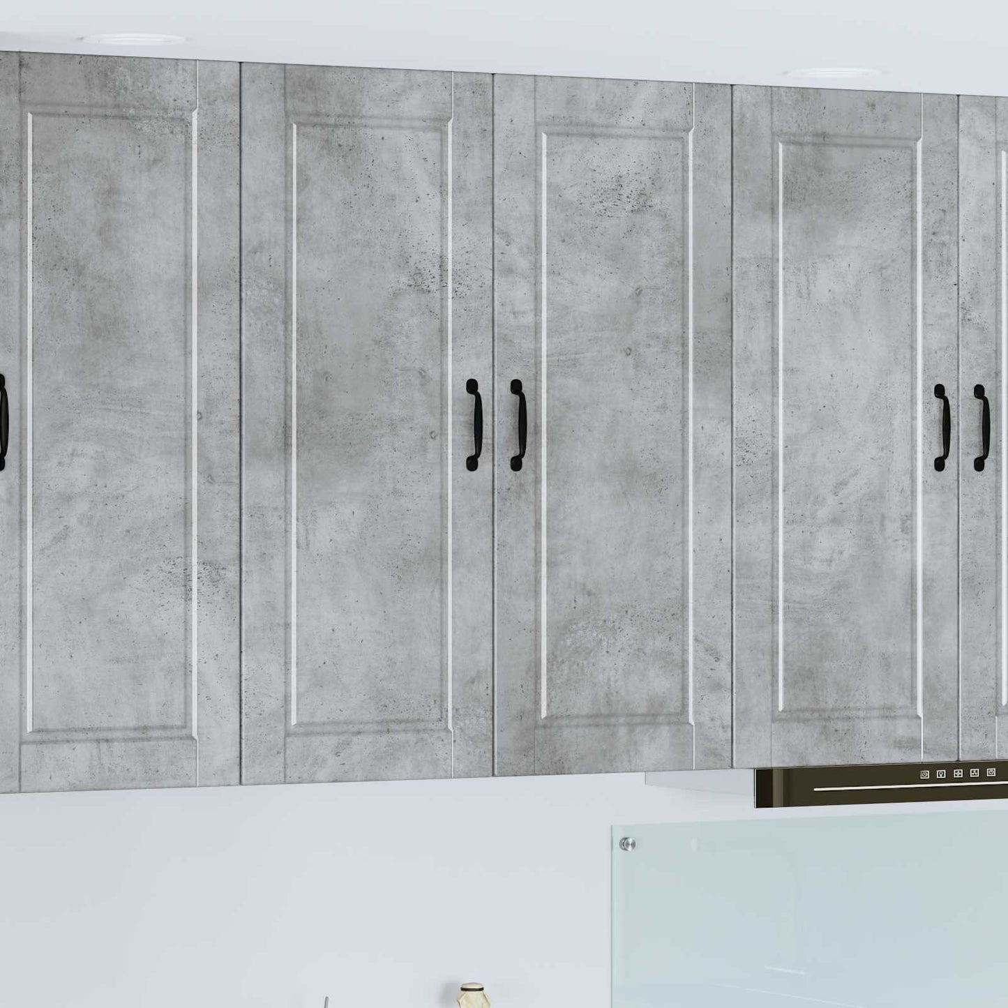 Vægskab PORTO Beton Grå 80 x 31 x 100 cm Konstrueret træ