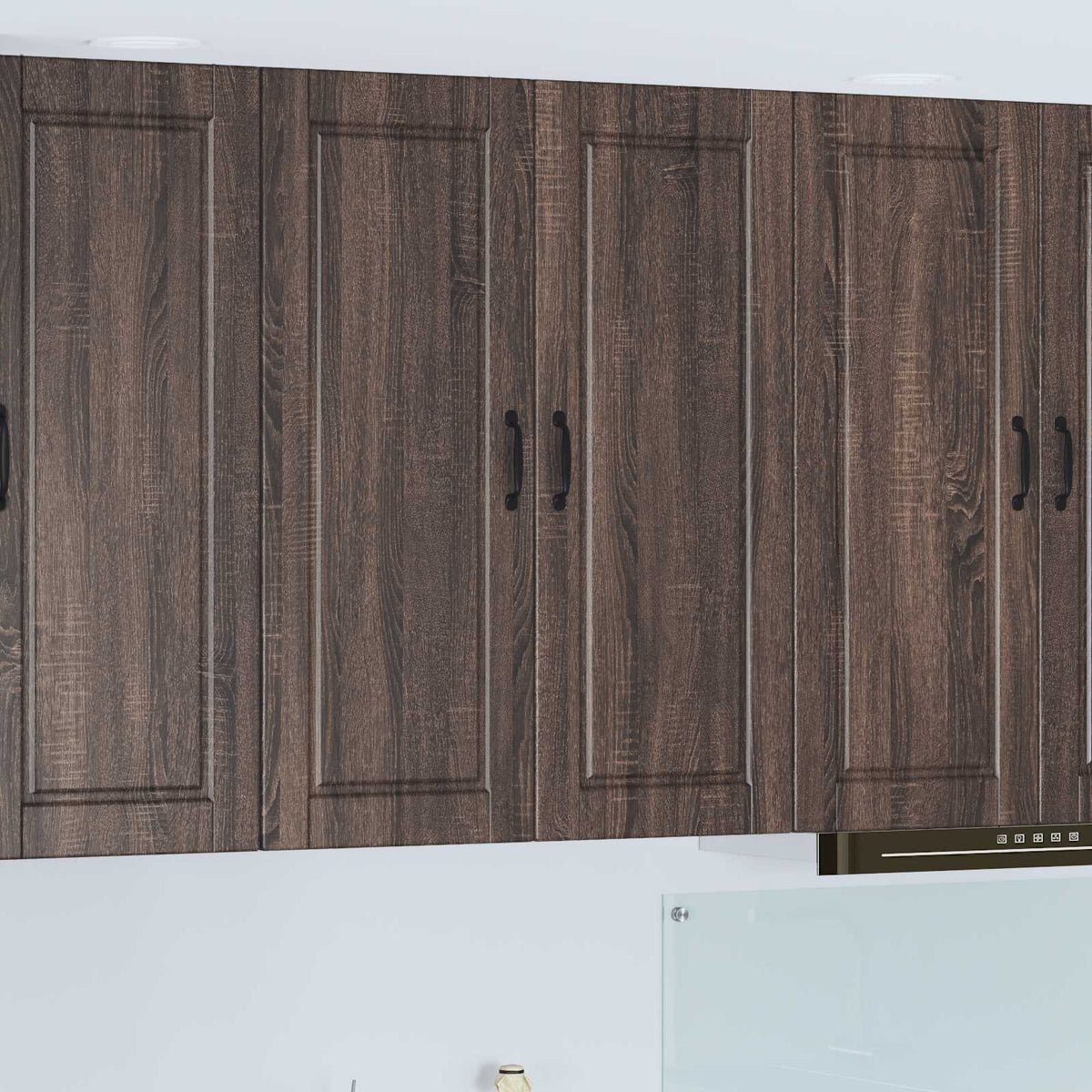 Vægskab PORTO Brun eg 80 x 31 x 100 cm Konstrueret træ
