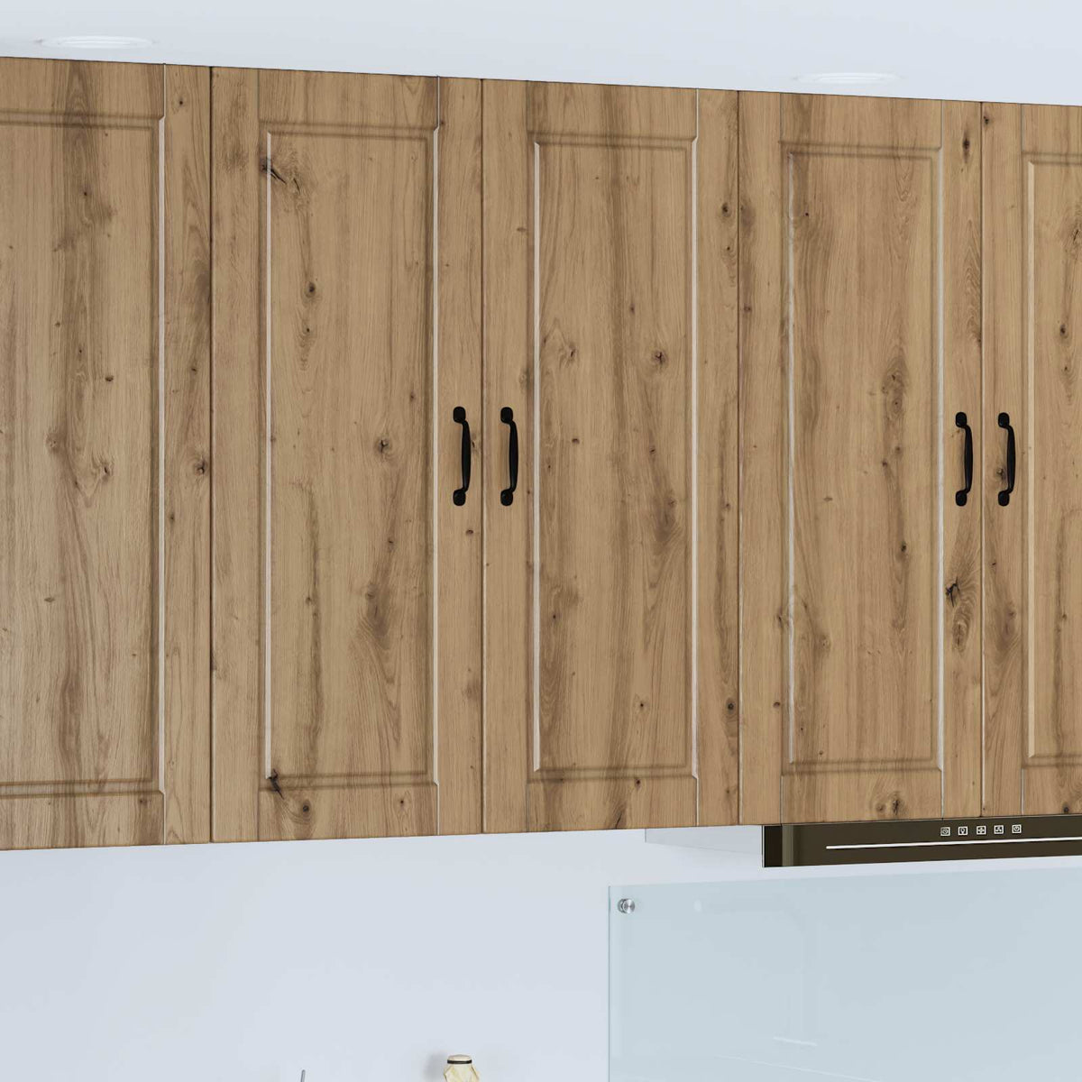 Vægskab PORTO Artisan Egetræ 80 x 31 x 100 cm Konstrueret træ