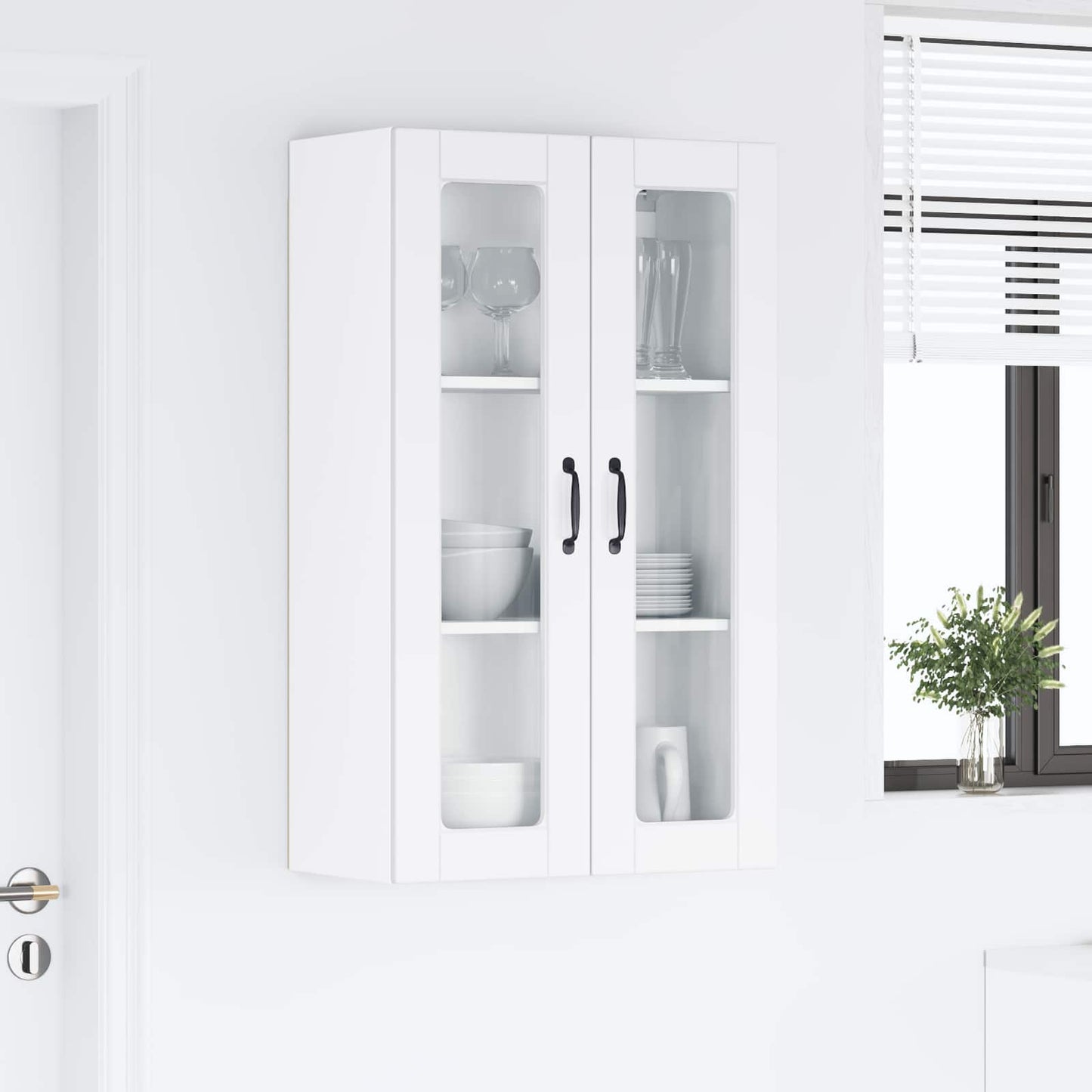 Væglågskab PORTO Hvid 60 x 31 x 100 cm Konstrueret træ