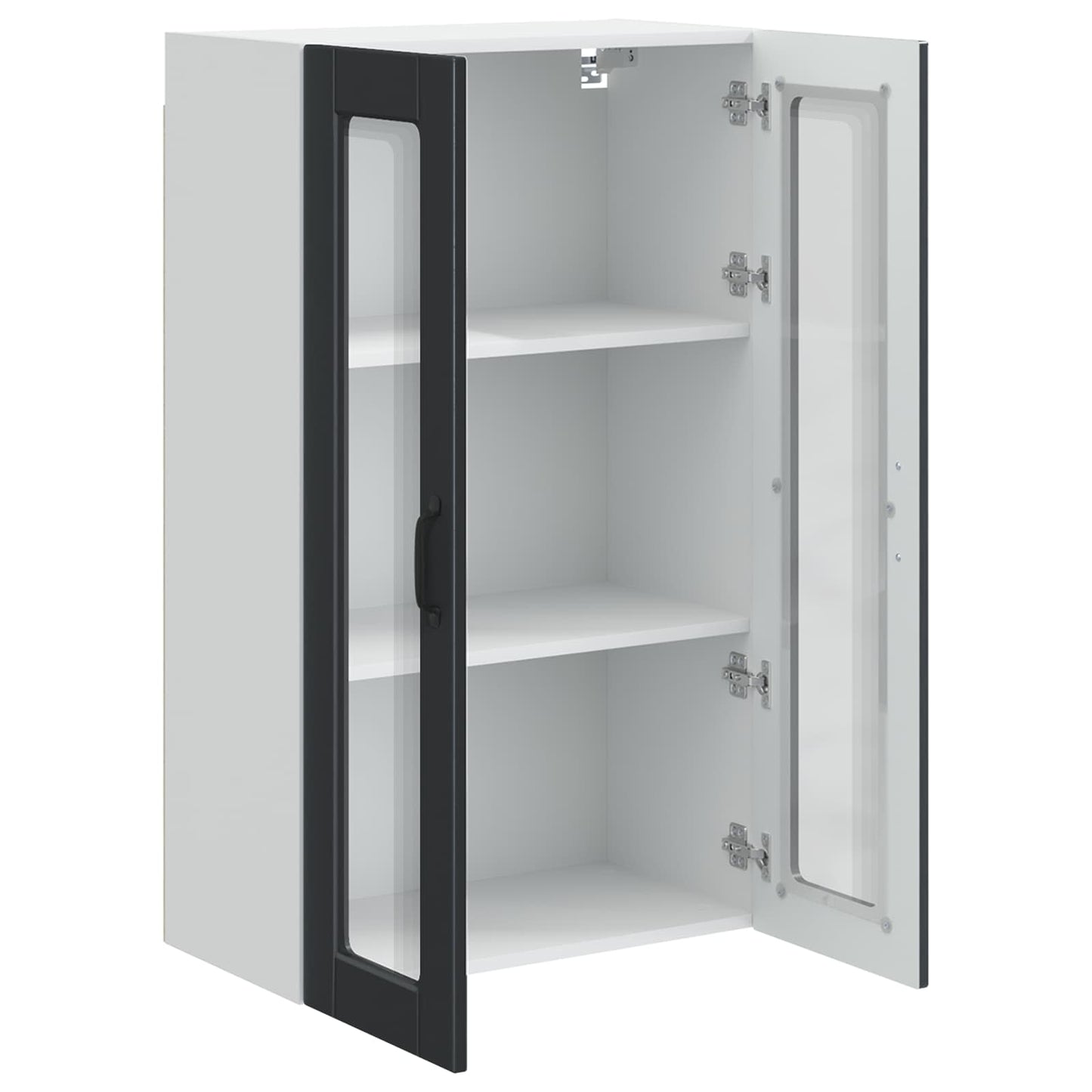 Væglågskab PORTO Sort 60 x 31 x 100 cm Konstrueret træ