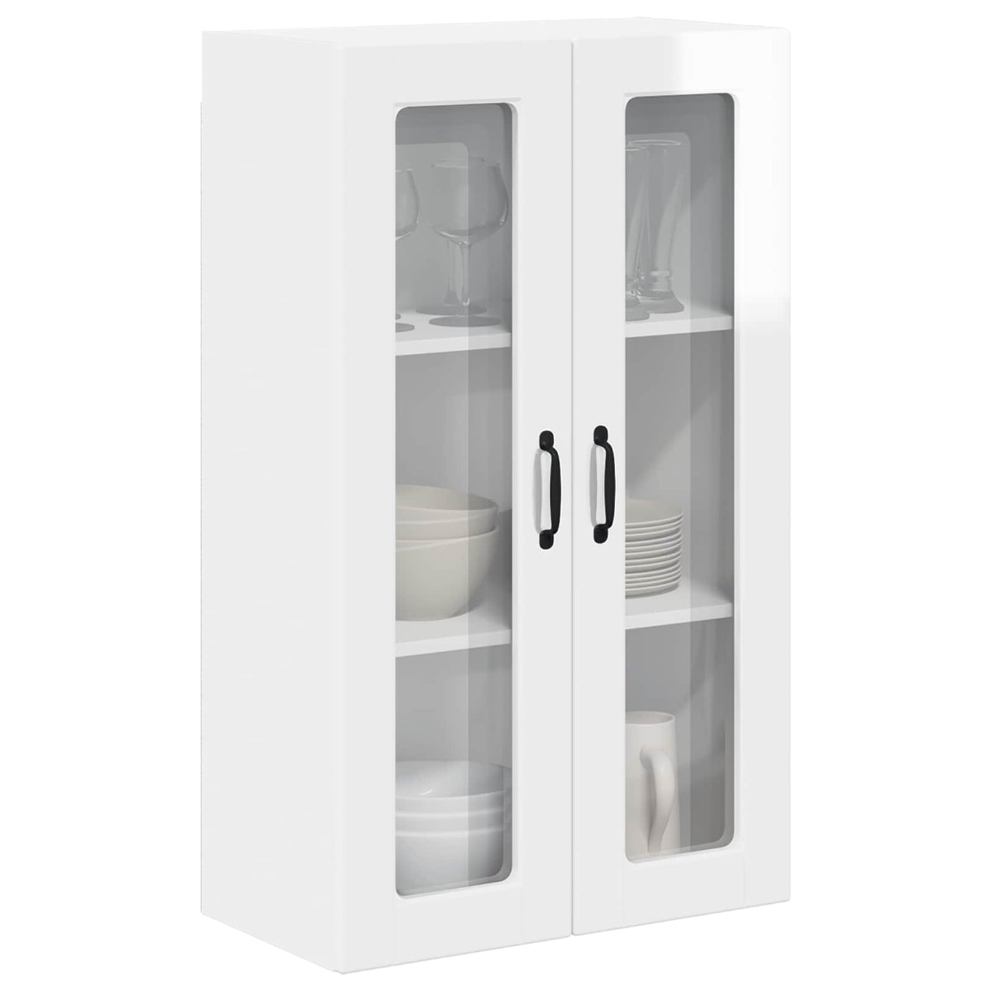 Væglågskab PORTO Høj gloss hvid 60 x 31 x 100 cm