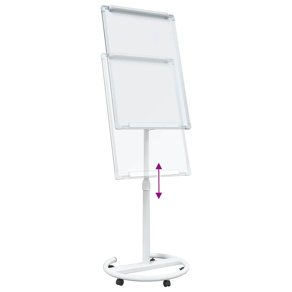 Magnetisk whiteboard Grå og Hvid 62 x 62,5 x 197 cm EPS