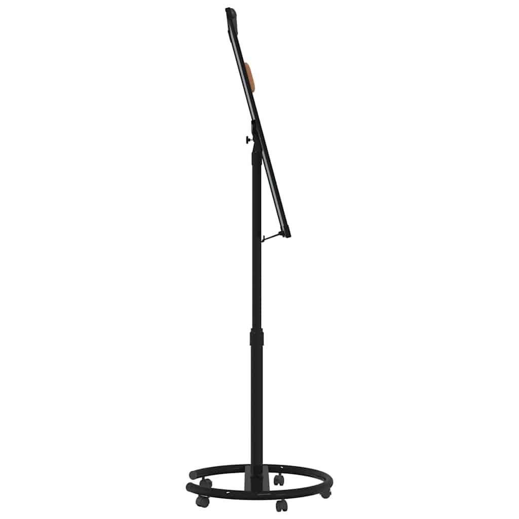 Magnetisk whiteboard Sort og Hvid 62 x 62,5 x 197 cm EPS