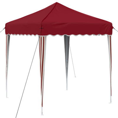 Pop-up Festtelt 195 x 195 x 245 cm Bordeaux Oxford stof