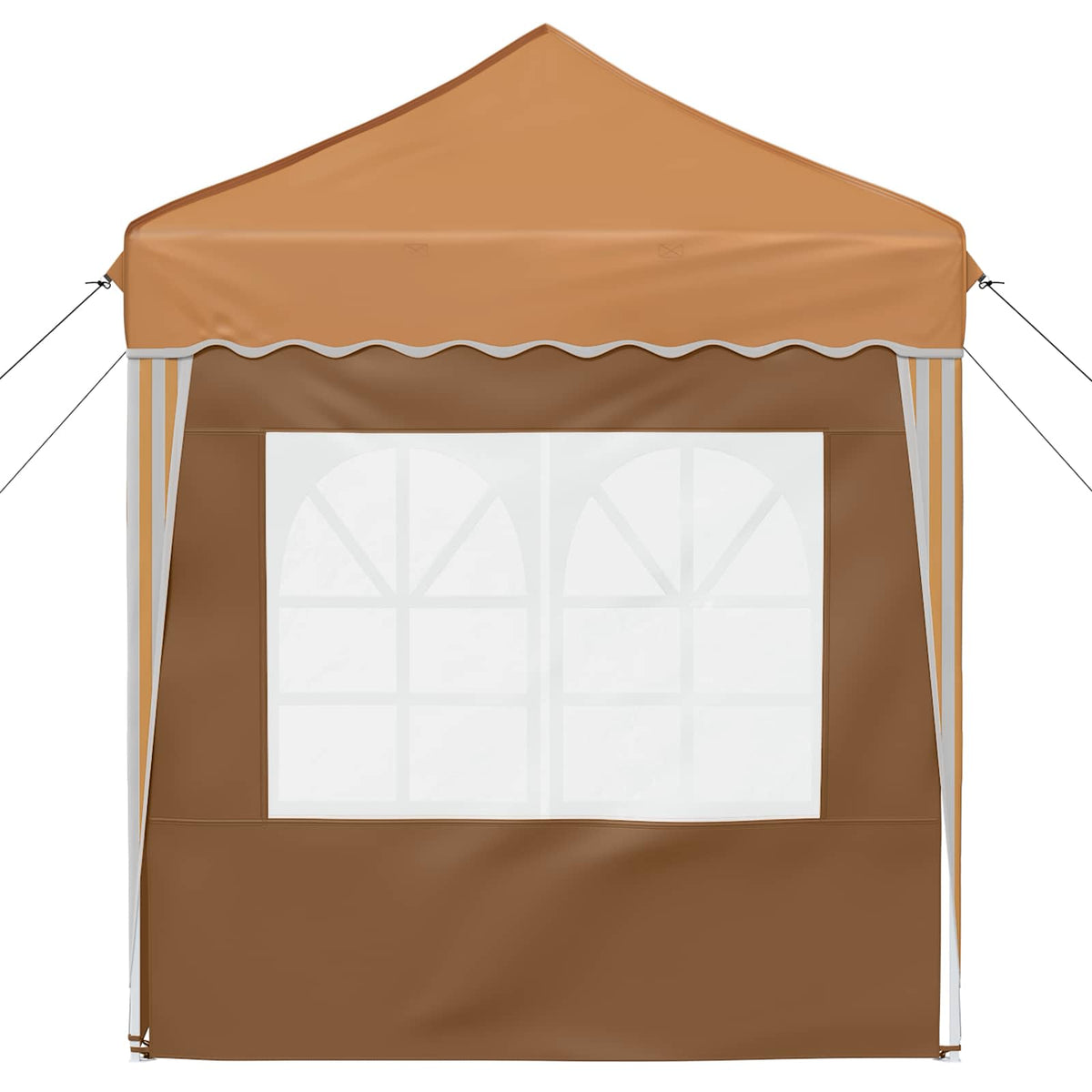 Pop-up Festtelt 195 x 195 x 245 cm Beige Oxford stof