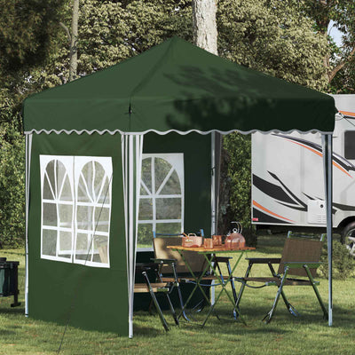 Pop-up Festtelt 195 x 195 x 245 cm Grøn Oxford stof