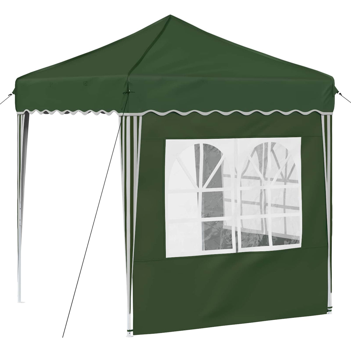 Pop-up Festtelt 195 x 195 x 245 cm Grøn Oxford stof