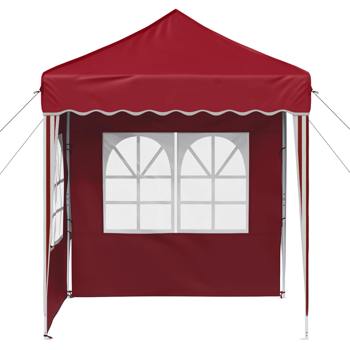 Pop-up Festtelt 195 x 195 x 245 cm Bordeaux Oxford stof