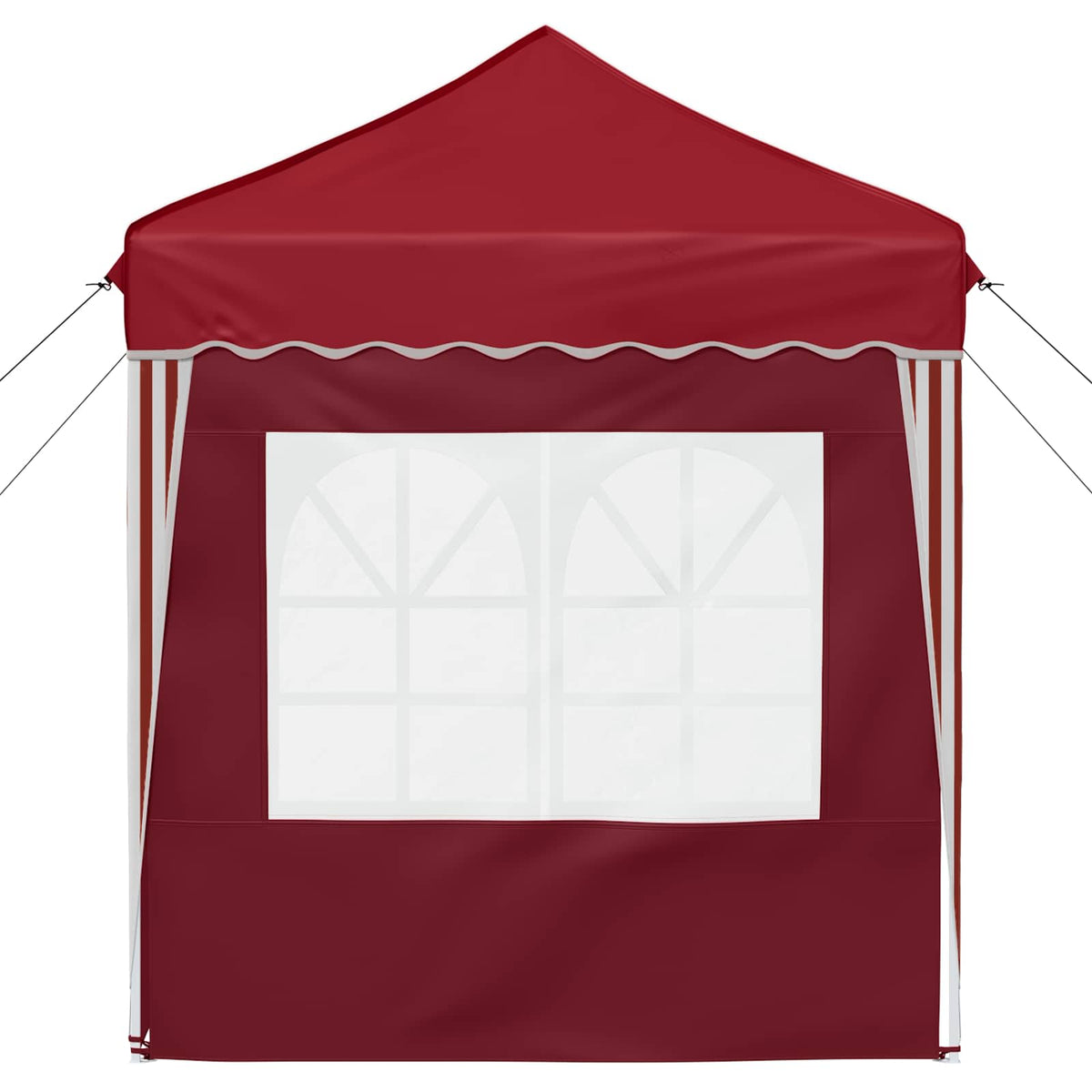 Pop-up Festtelt 195 x 195 x 245 cm Bordeaux Oxford stof