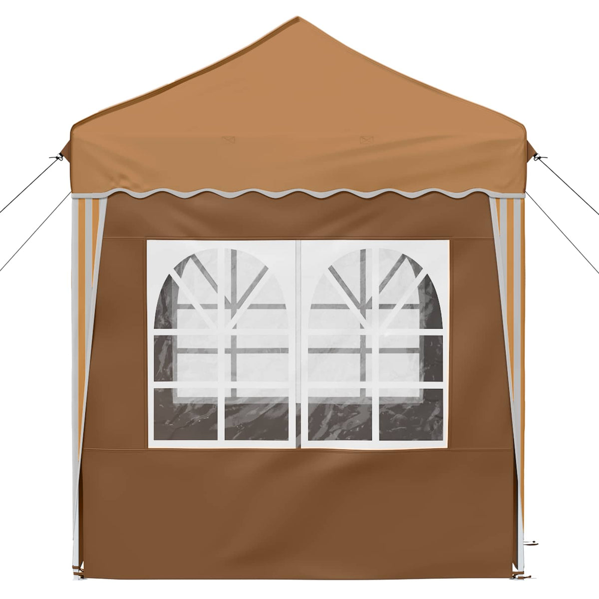 Pop-up Festtelt 195 x 195 x 245 cm Beige Oxford stof