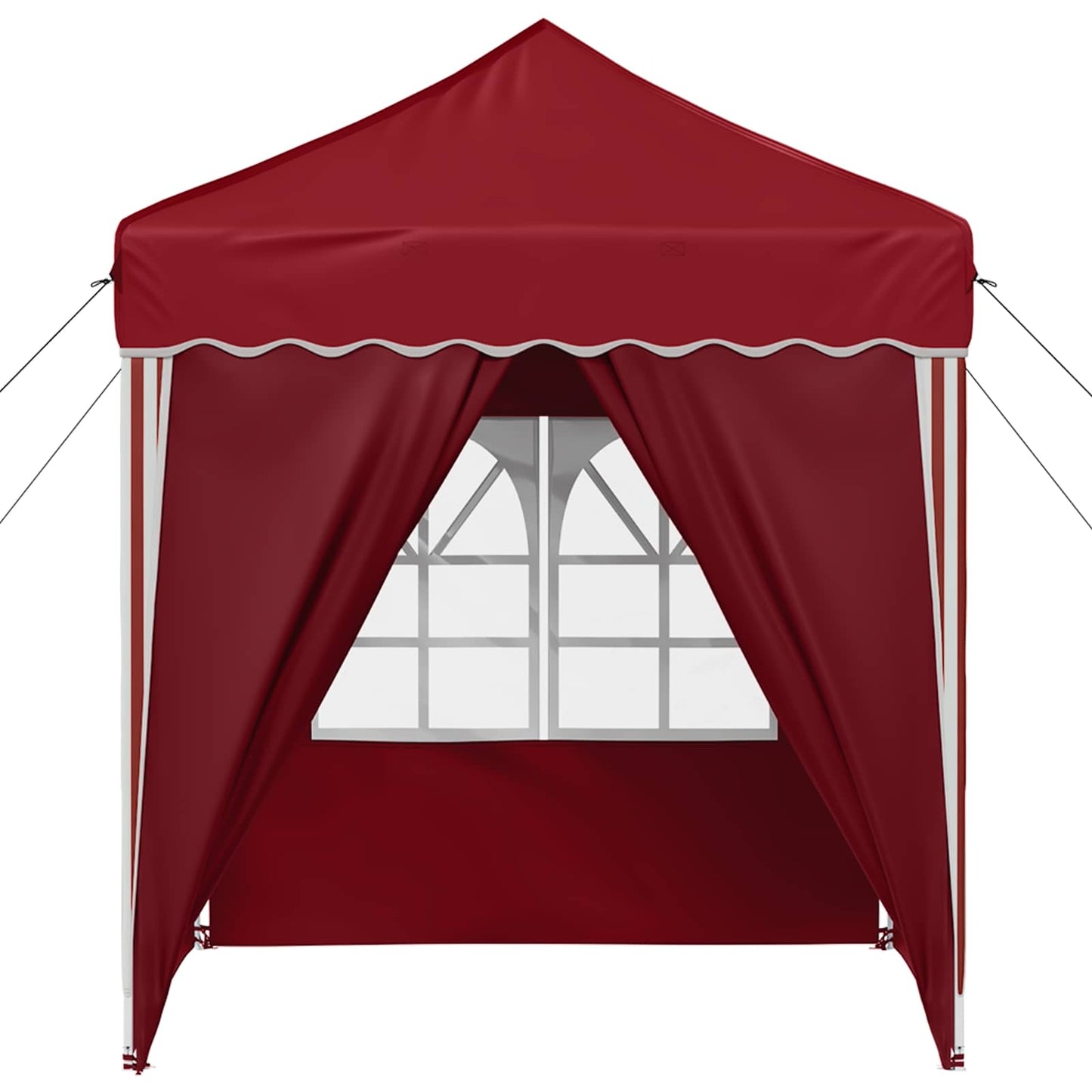 Pop-up Festtelt 195 x 195 x 245 cm Bordeaux Oxford stof