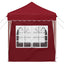 Pop-up Festtelt 195 x 195 x 245 cm Bordeaux Oxford stof