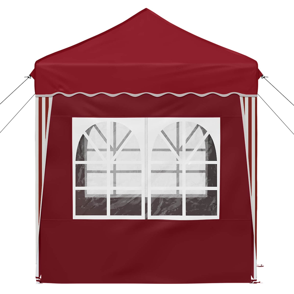 Pop-up Festtelt 195 x 195 x 245 cm Bordeaux Oxford stof