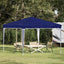 Pop-up Festtelt 288 x 288 x 245 cm Blå Oxford stof