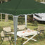 Pop-up Festtelt 288 x 288 x 245 cm Grøn Oxford stof