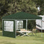 Pop-up Festtelt 288 x 288 x 245 cm Grøn Oxford stof