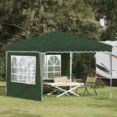 Pop-up Festtelt 288 x 288 x 245 cm Grøn Oxford stof