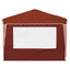 Pop-up Festtelt 288 x 288 x 245 cm Terrakotta Oxford stof