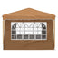 Pop-up Festtelt 288 x 288 x 245 cm Beige Oxford stof