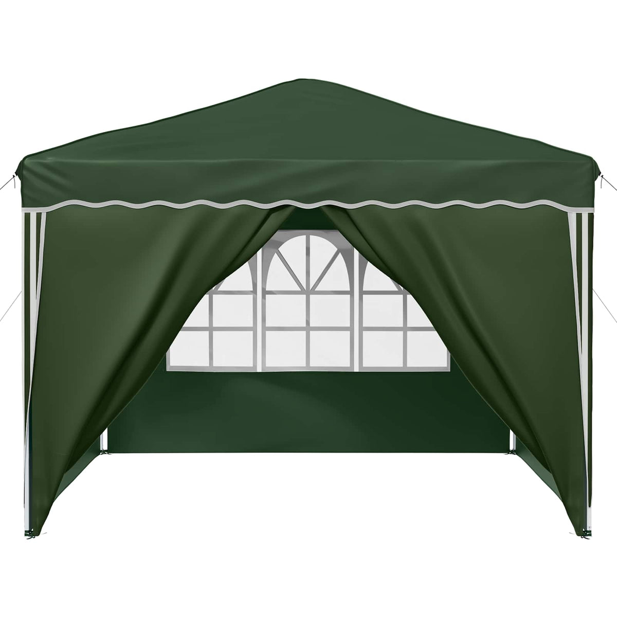 Pop-up Festtelt 288 x 288 x 245 cm Grøn Oxford stof