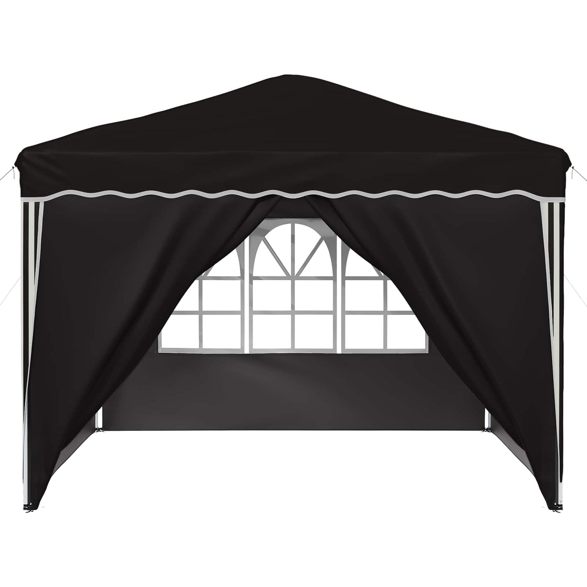 Pop-up Festtelt 288 x 288 x 245 cm Sort Oxford stof