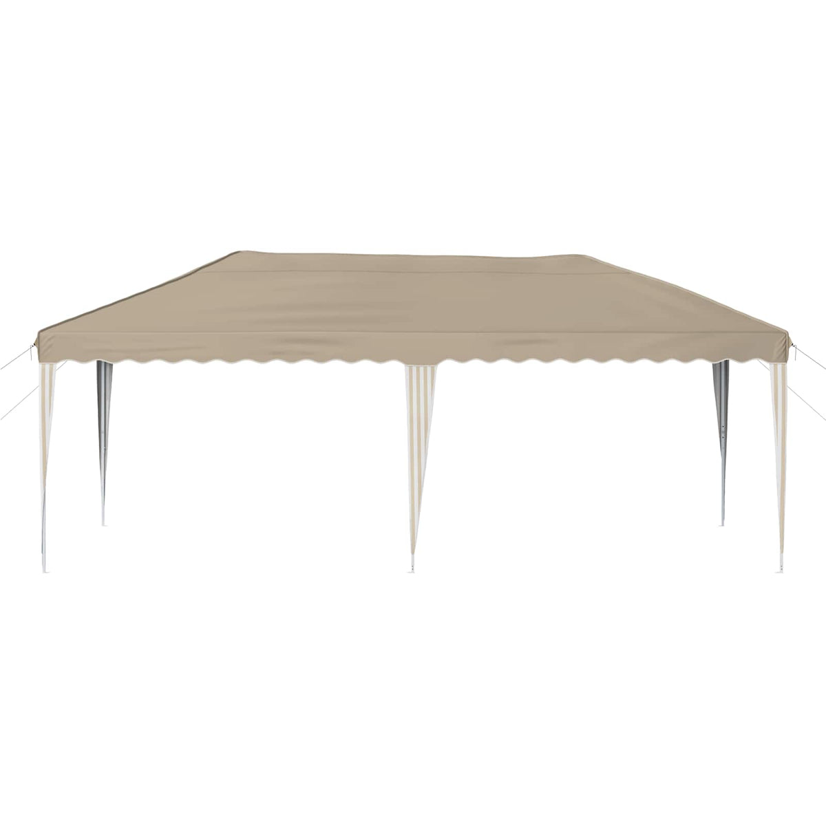 Pop-up Festtelt 575 x 290 x 245 cm Cremefarvet