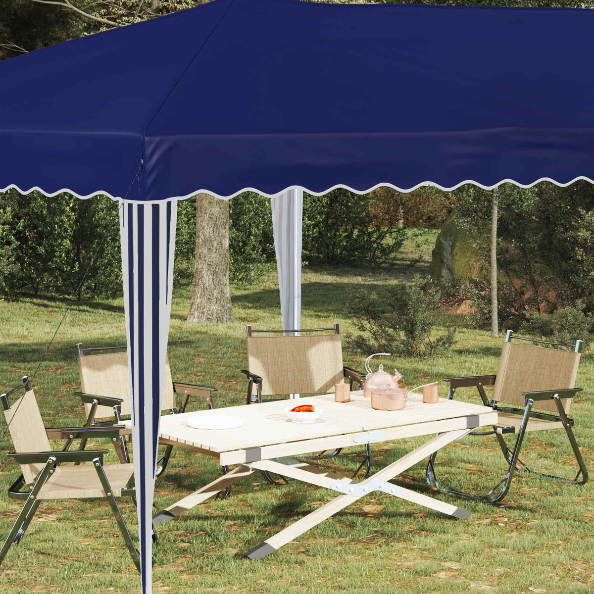 Pop-up Festtelt 575 x 290 x 245 cm Blå