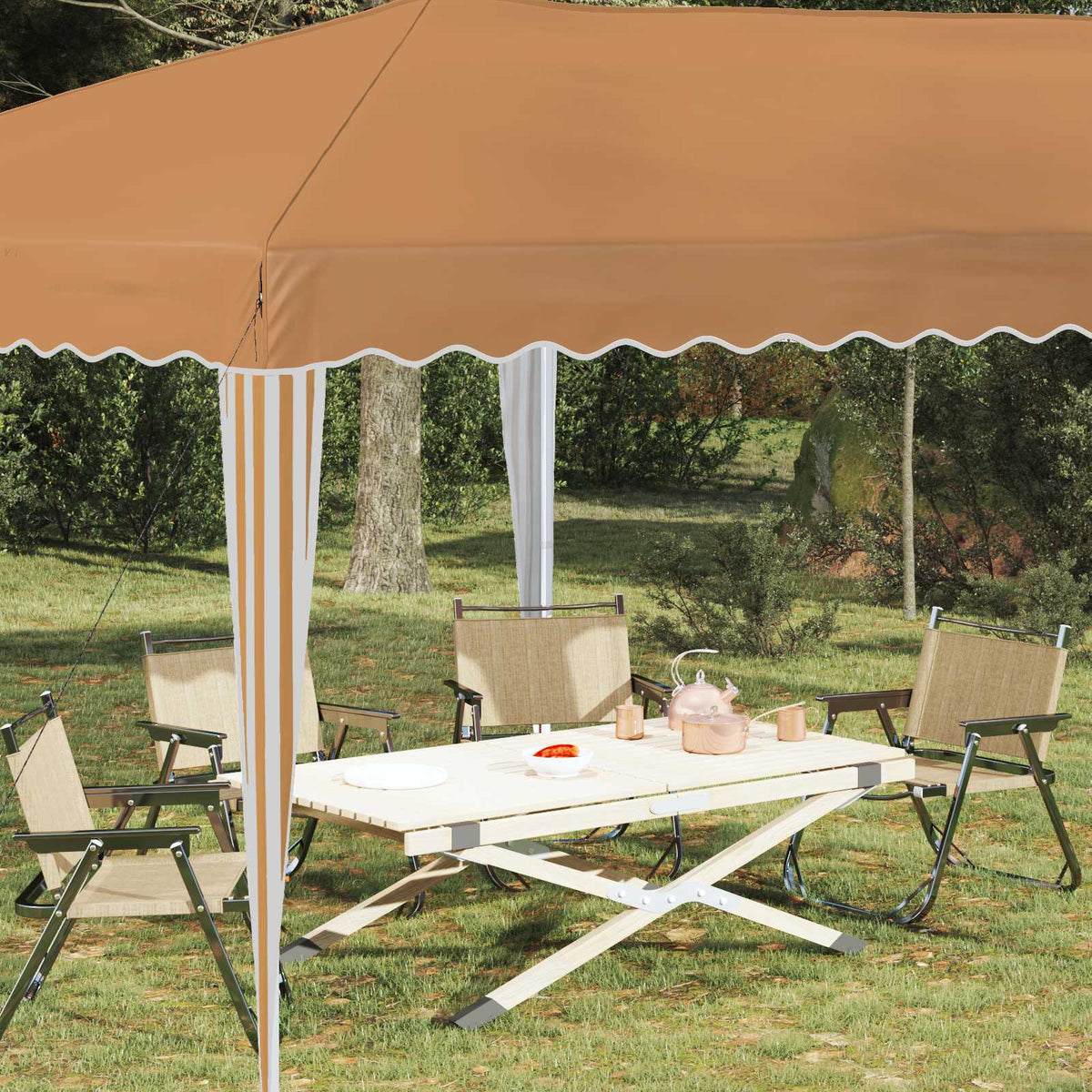 Pop-up Festtelt 575 x 290 x 245 cm Beige