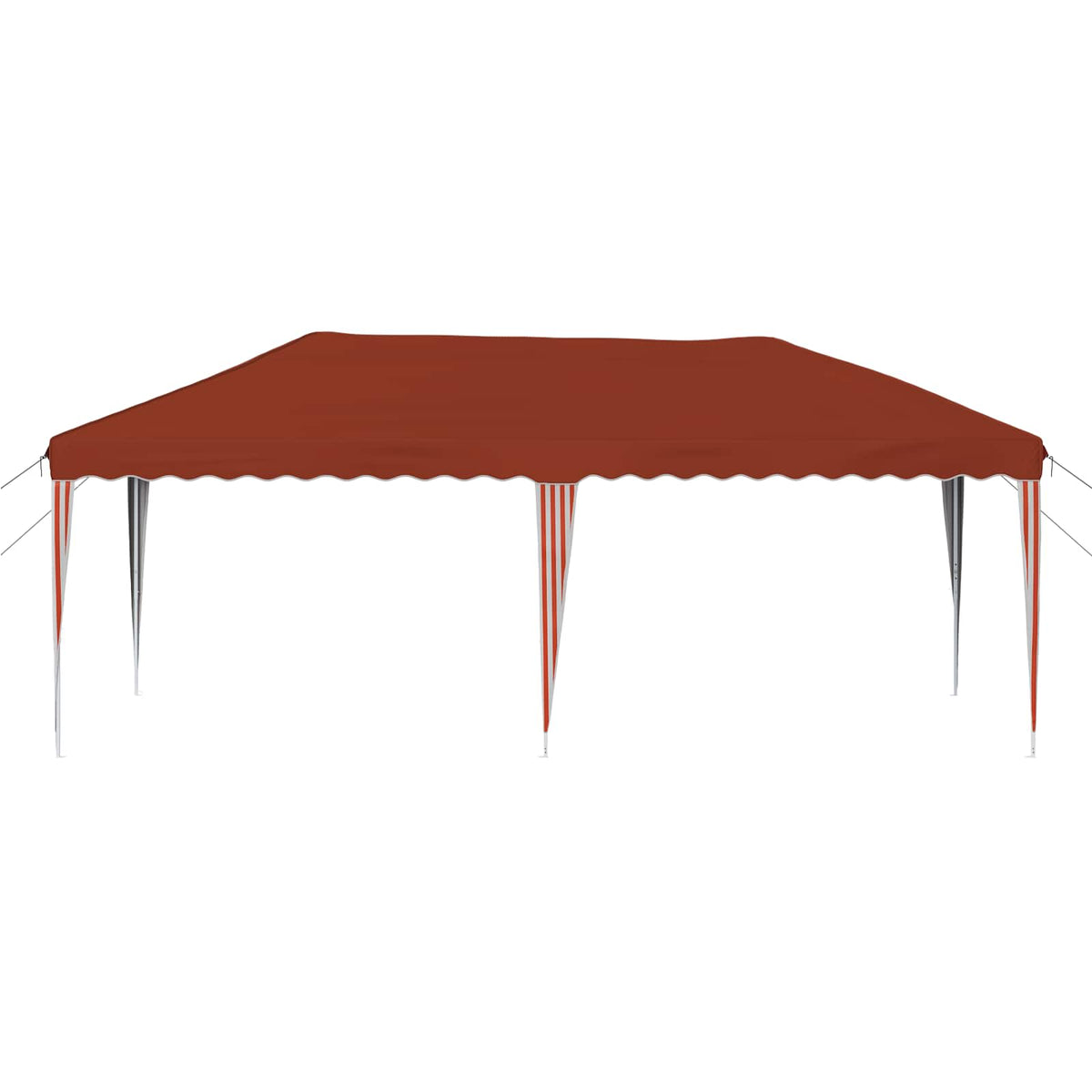 Pop-up Festtelt 575 x 290 x 245 cm Terrakotta