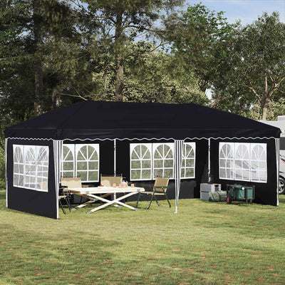 Pop-up Festtelt 575 x 289 x 245 cm Antracit