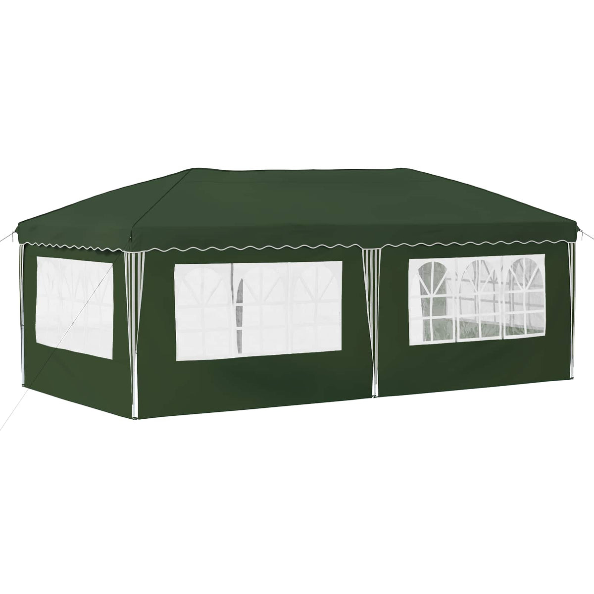 Pop-up Festtelt 575 x 289 x 245 cm Grøn