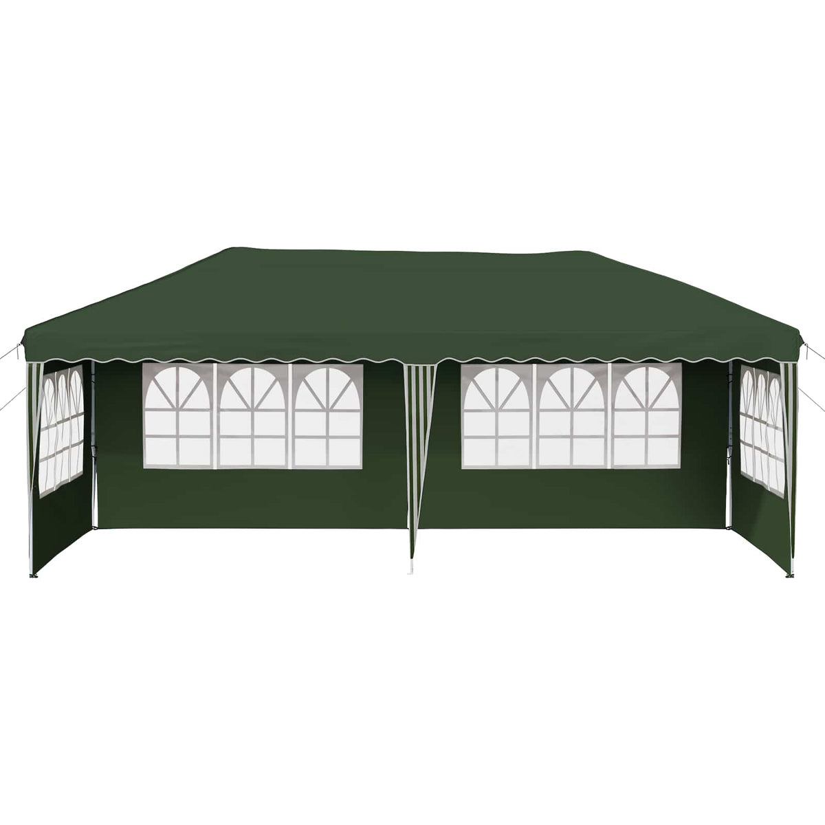 Pop-up Festtelt 575 x 289 x 245 cm Grøn