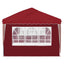 Pop-up Festtelt 575 x 289 x 245 cm Bordeaux