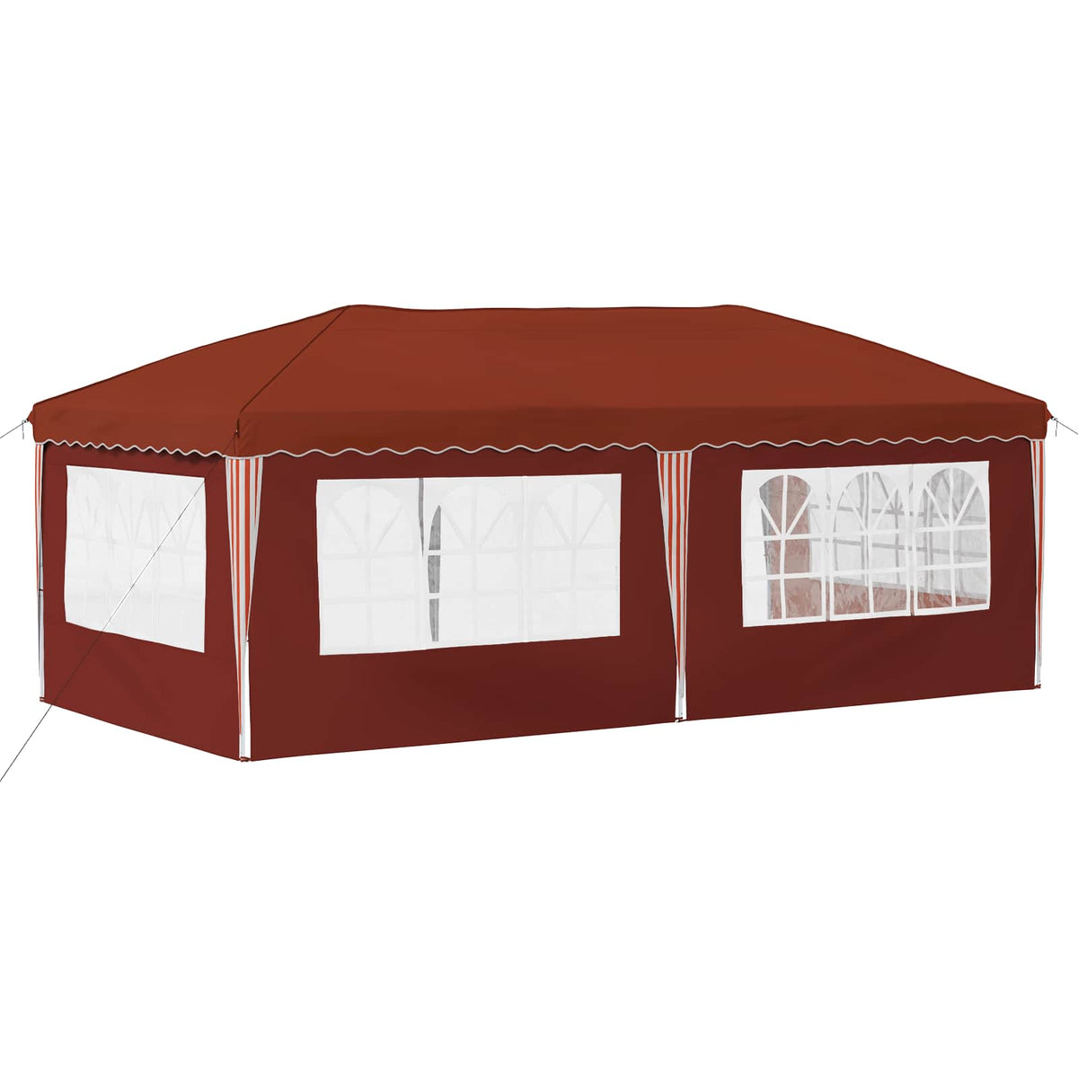 Pop-up Festtelt 575 x 289 x 245 cm Terrakotta