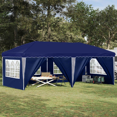 Pop-up Festtelt 575 x 288 x 245 cm Blå