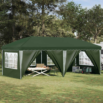 Pop-up Festtelt 575 x 288 x 245 cm Grøn