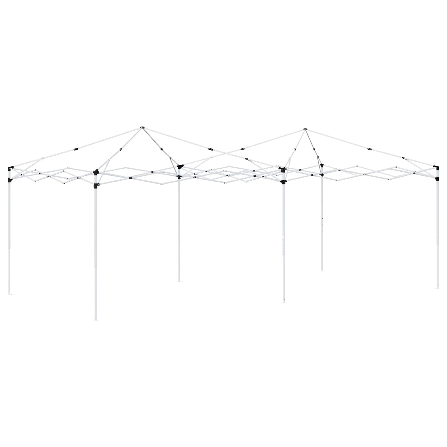 Pop-up Festtelt 575 x 288 x 245 cm Brun