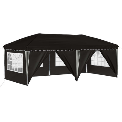 Pop-up Festtelt 575 x 288 x 245 cm Sort