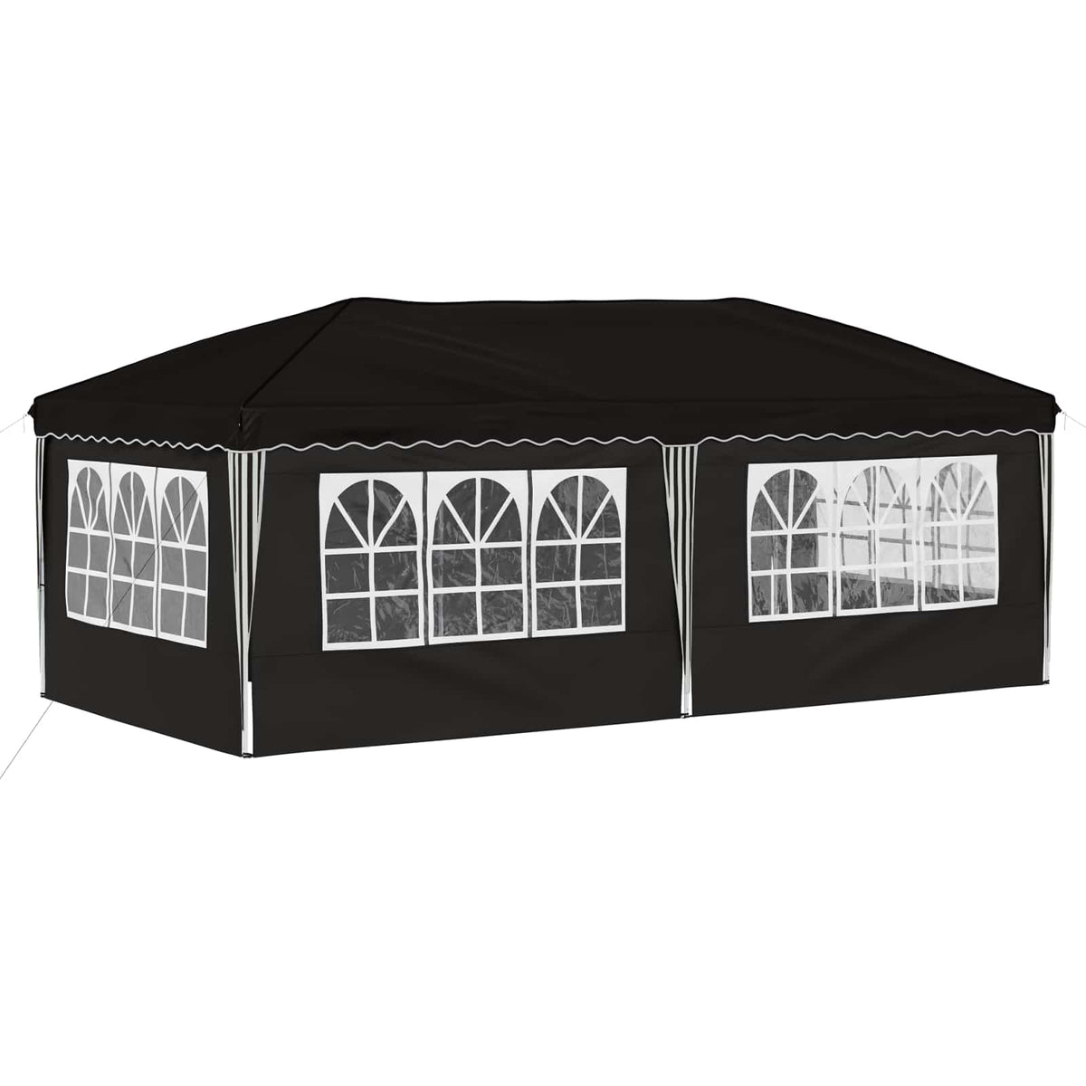 Pop-up Festtelt 575 x 288 x 245 cm Sort