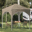 Pop-up Festtelt 194 x 194 x 245 cm Cremefarvet