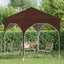 Pop-up Festtelt 194 x 194 x 245 cm Brun